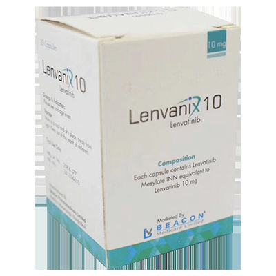 خرید 30 کپسول 10mg لنواتینیب LENVIMA داروهای سرطان تیروئید RET online manufacture