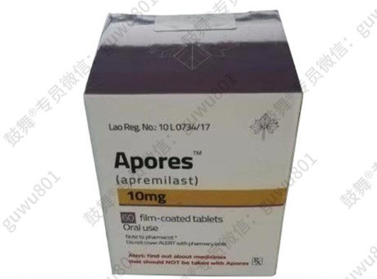 Tlph Apremilast_ Apores10mg*60 قرص/ بطری (کد) پسوریازیس، آرتریت پسوریاتیکدر طول درمان با این دارو قابل استفاده است